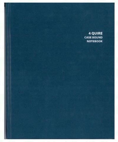 Notebook -  Scholar 4 Quire (8"x10")
