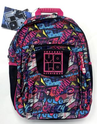 Yolo Backpack- Crazy Graffiti