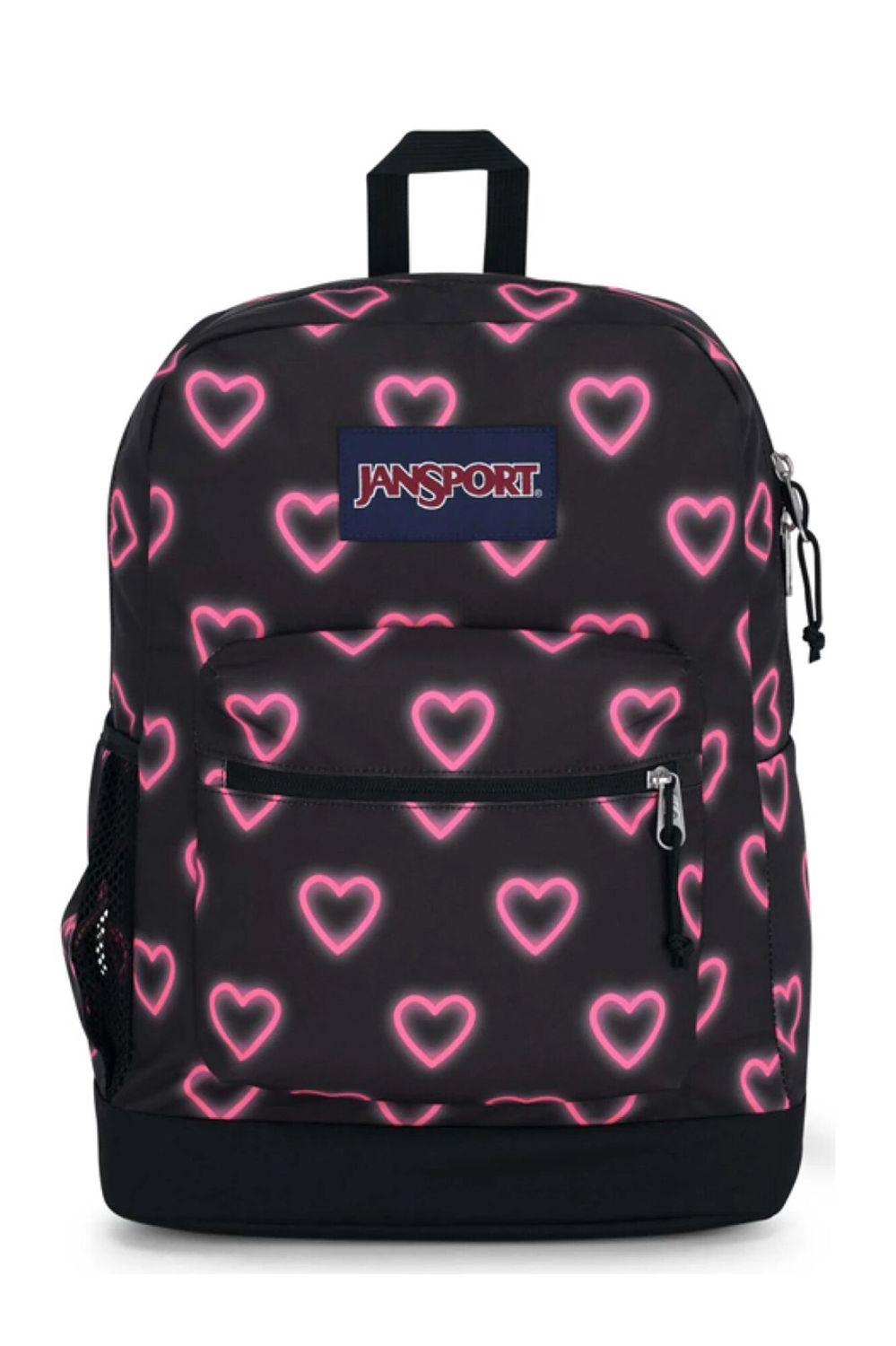 Jansport Cross Town - Happy Hearts Black Jansport Cross Town - Happy Hearts Black