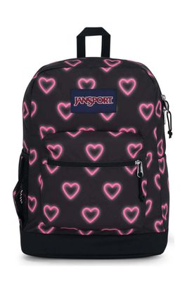 Jansport Cross Town - Happy Hearts Black