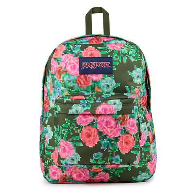 Jansport Superbreak  - Bit Bouquet Green