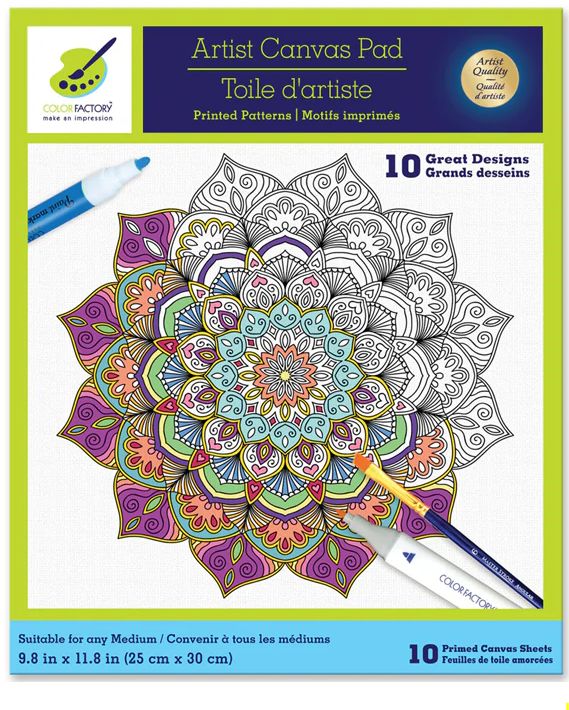 Artist Canvas Pad- Abstract Art