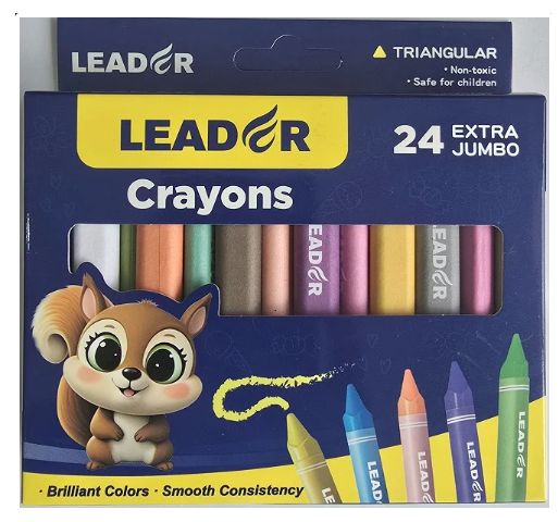 Crayons 24's Extra Jumbo (Triangular)