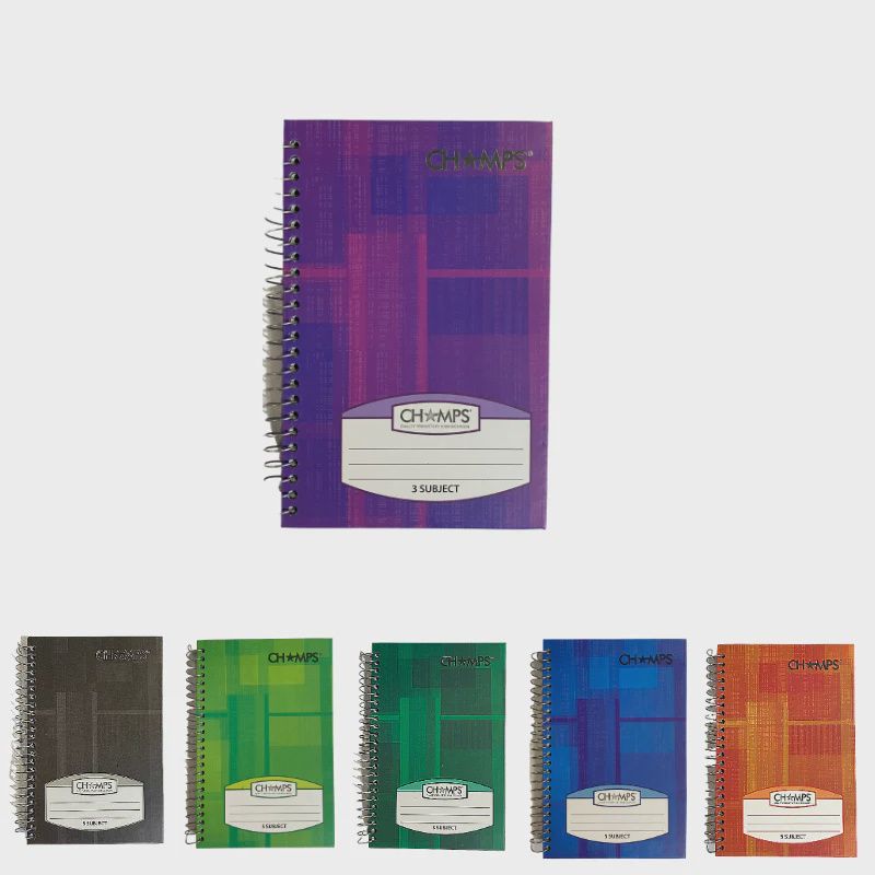 Notebook 3 Subject - (5" X 8")