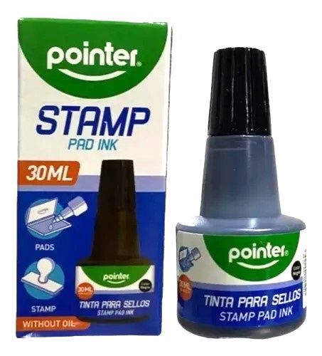 Stamp Pad Ink Black- Black