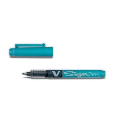 V Sign Pen (Light Blue)