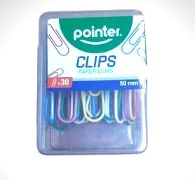 Paper Clips Coloured 50mm - 30pcs