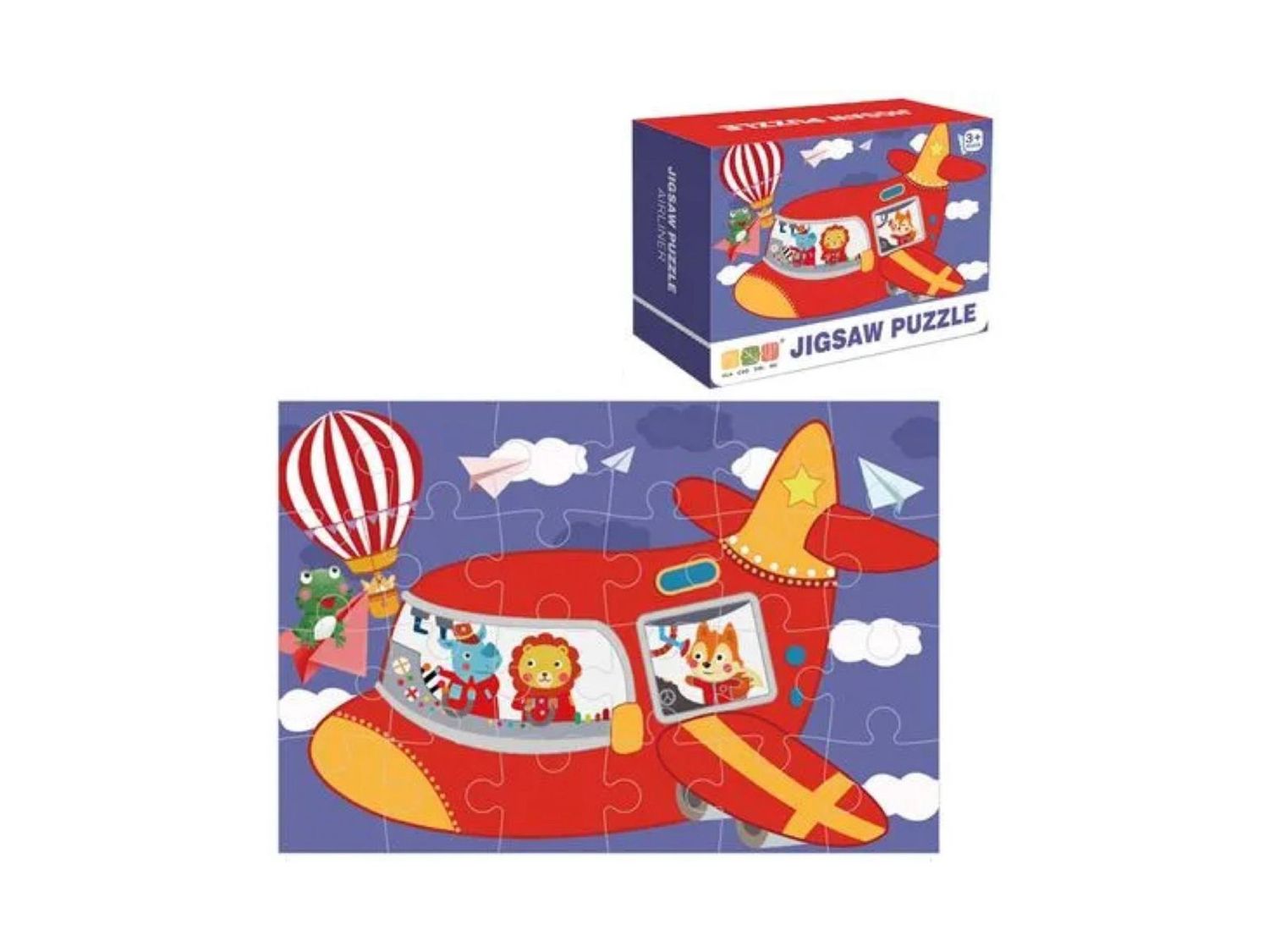 Jigsaw Puzzle - 24 pcs - Airliner