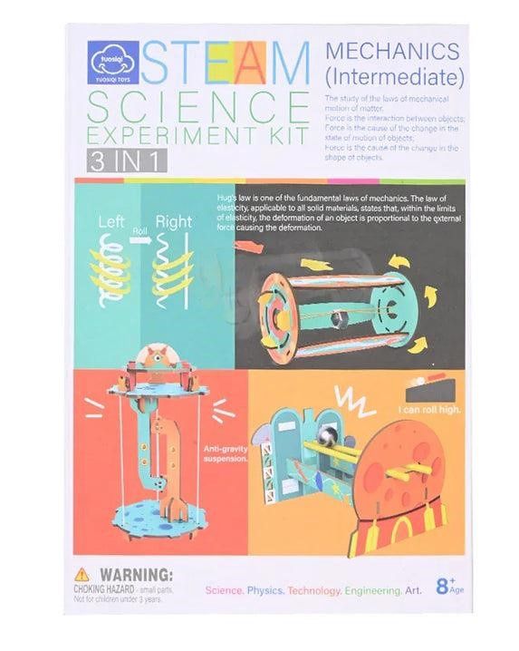 STEM Science Experiment 3 in 1 Kit - Mechanics (Intermediate)