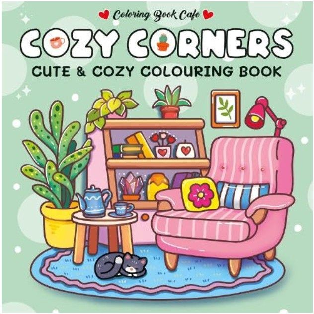 Cute and Cozy Colouring Book - Cozy Corner