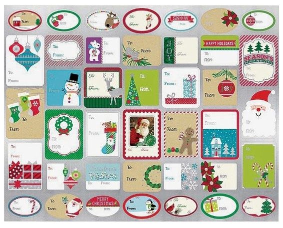 Christmas Gift Tags - 120pcs