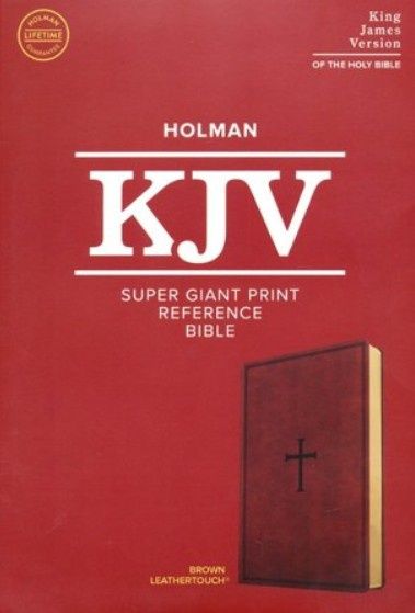 Holy Bible- King James Version (Super Giant Print Reference Bible Brown)