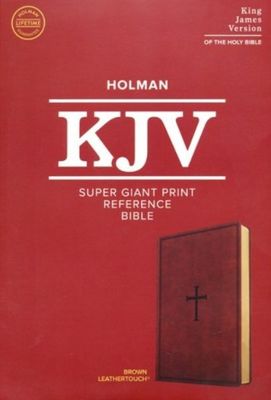 Holy Bible- King James Version (Super Giant Print Reference Bible Brown)