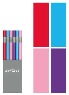 Gift Paper Roll - 15 SQFT (Solid Colour)