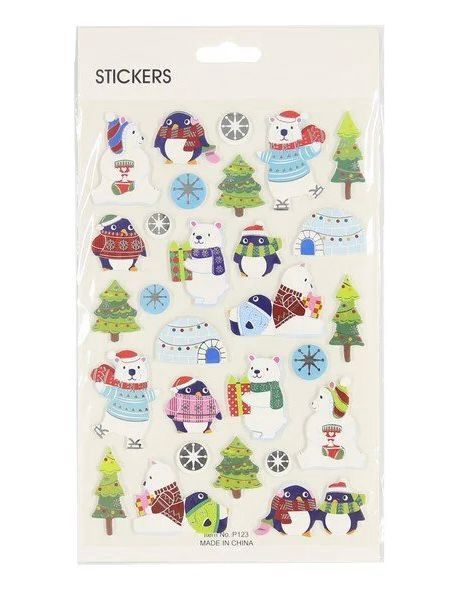 Christmas Stickers (3D) - North Pole