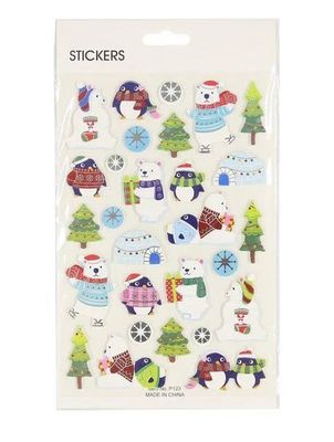 Christmas Stickers (3D) - North Pole