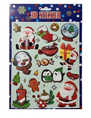 Christmas Stickers 3D - Holidays