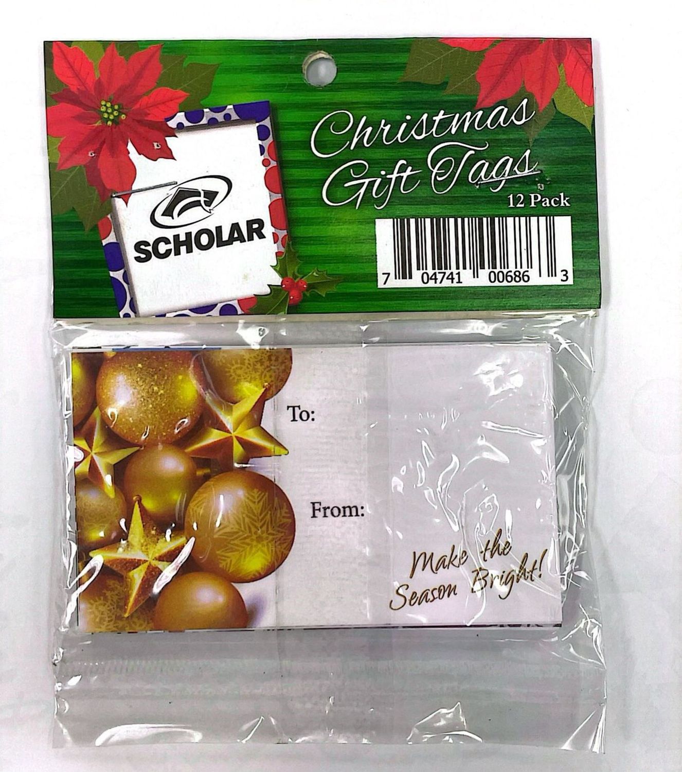 Christmas Gift Tags- 12 Pack