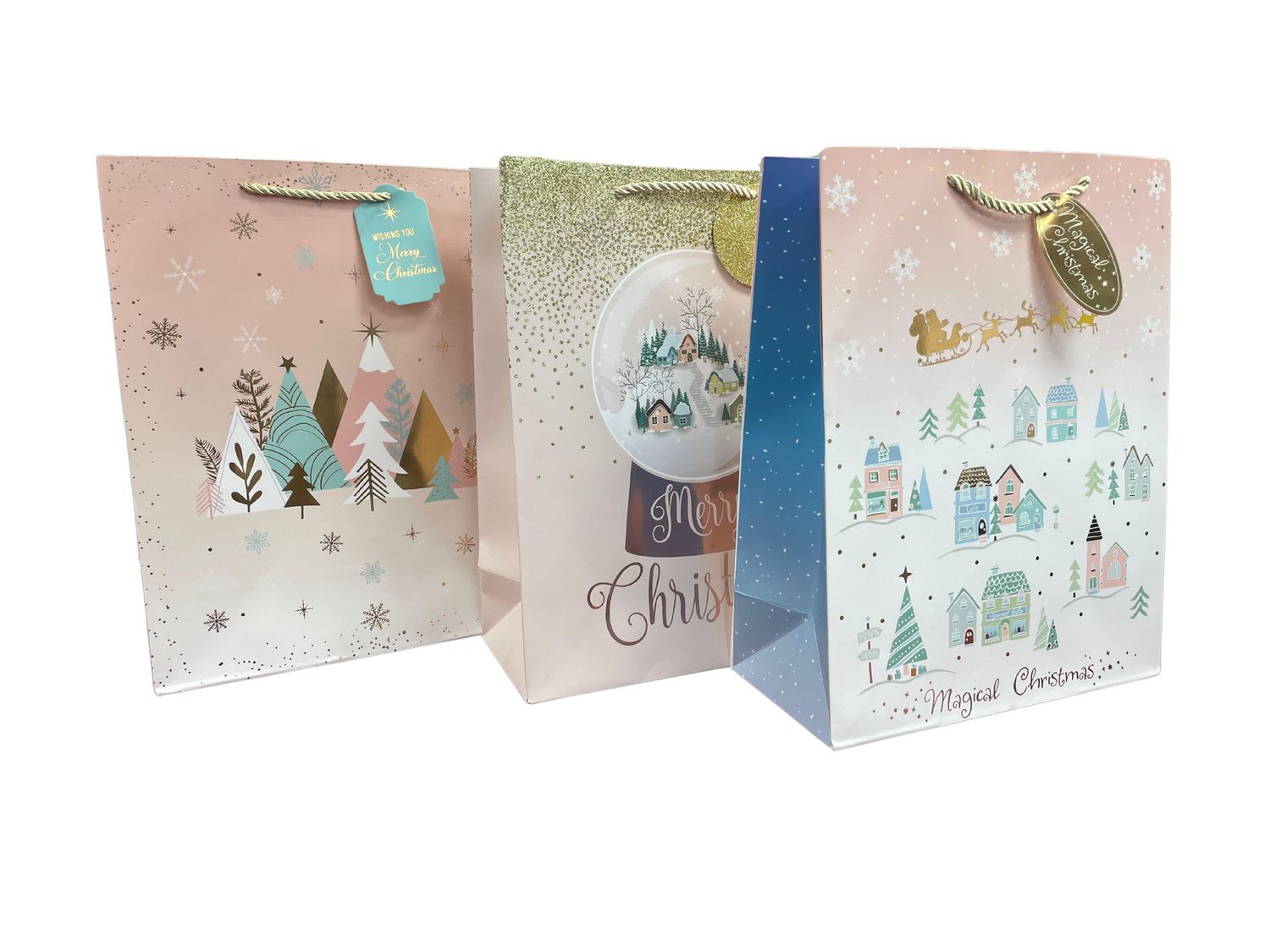 Christmas Gift Bag - Blushmas (Large)