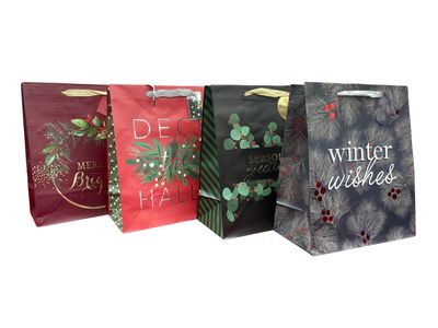 Christmas Gift Bag - Season's Greetings (Large)