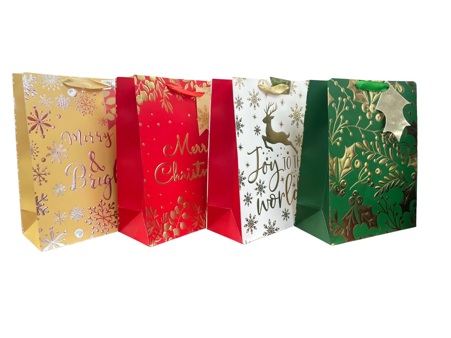 Christmas Gift Bag - Joy to the World (Large)