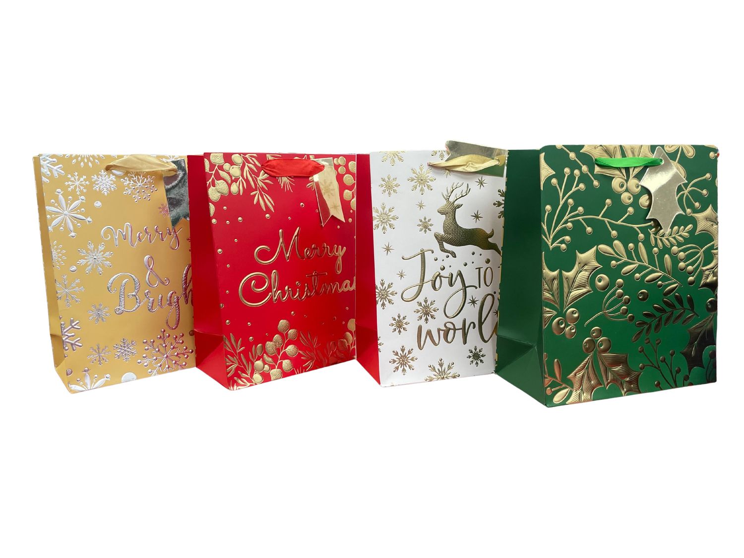 Christmas Gift Bag -Joy to the World (Medium)