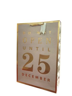 Christmas Gift Bag- Xmas Script (Large)