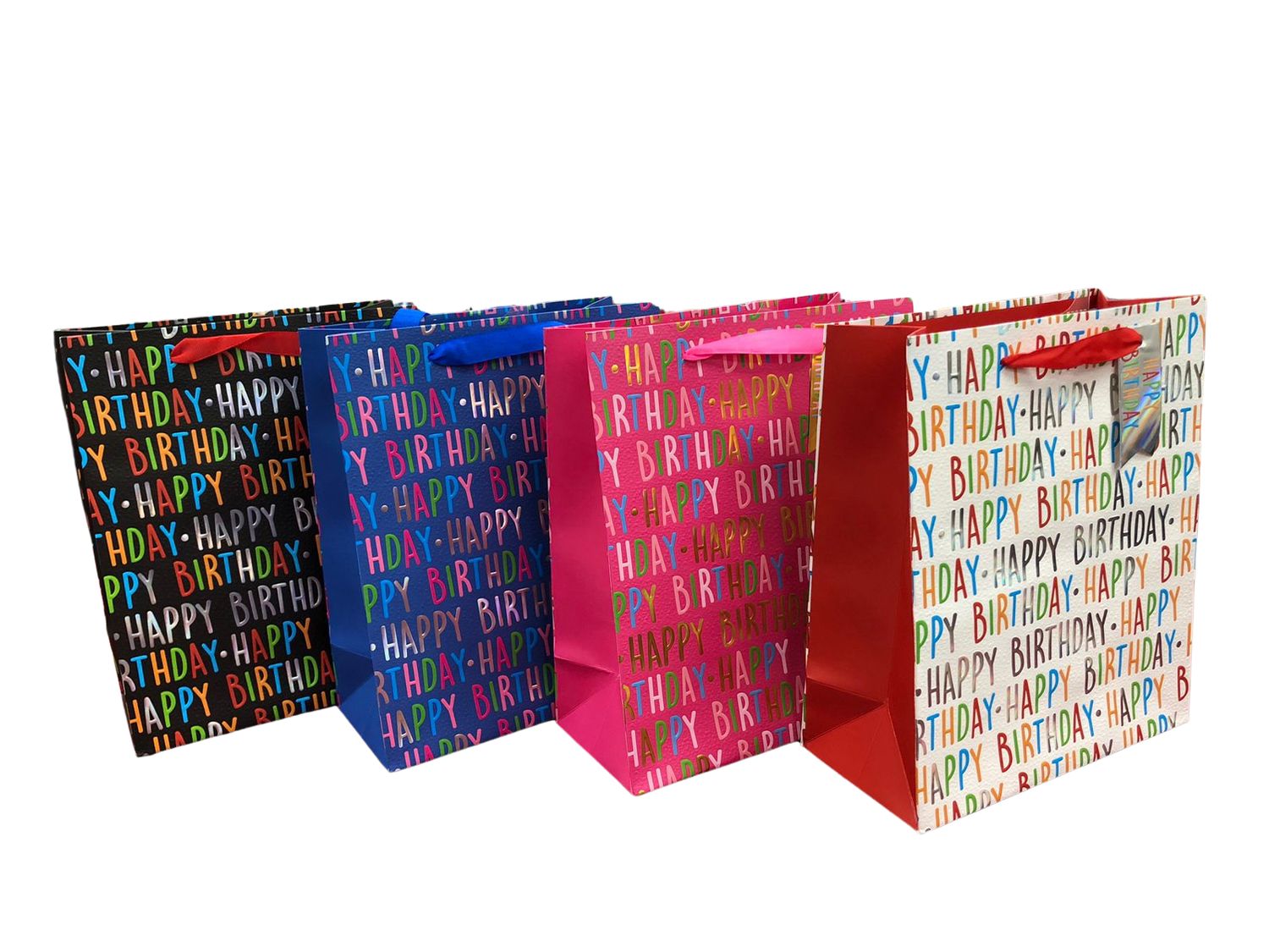 Gift Bag- Embossed Birthday (Large)