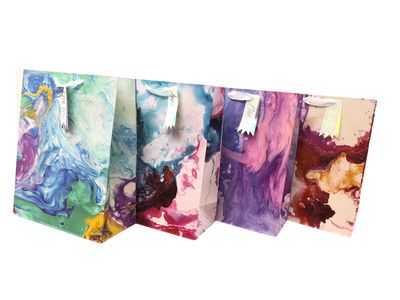 Gift Bag- Watercolour Swirl (Extra Large)