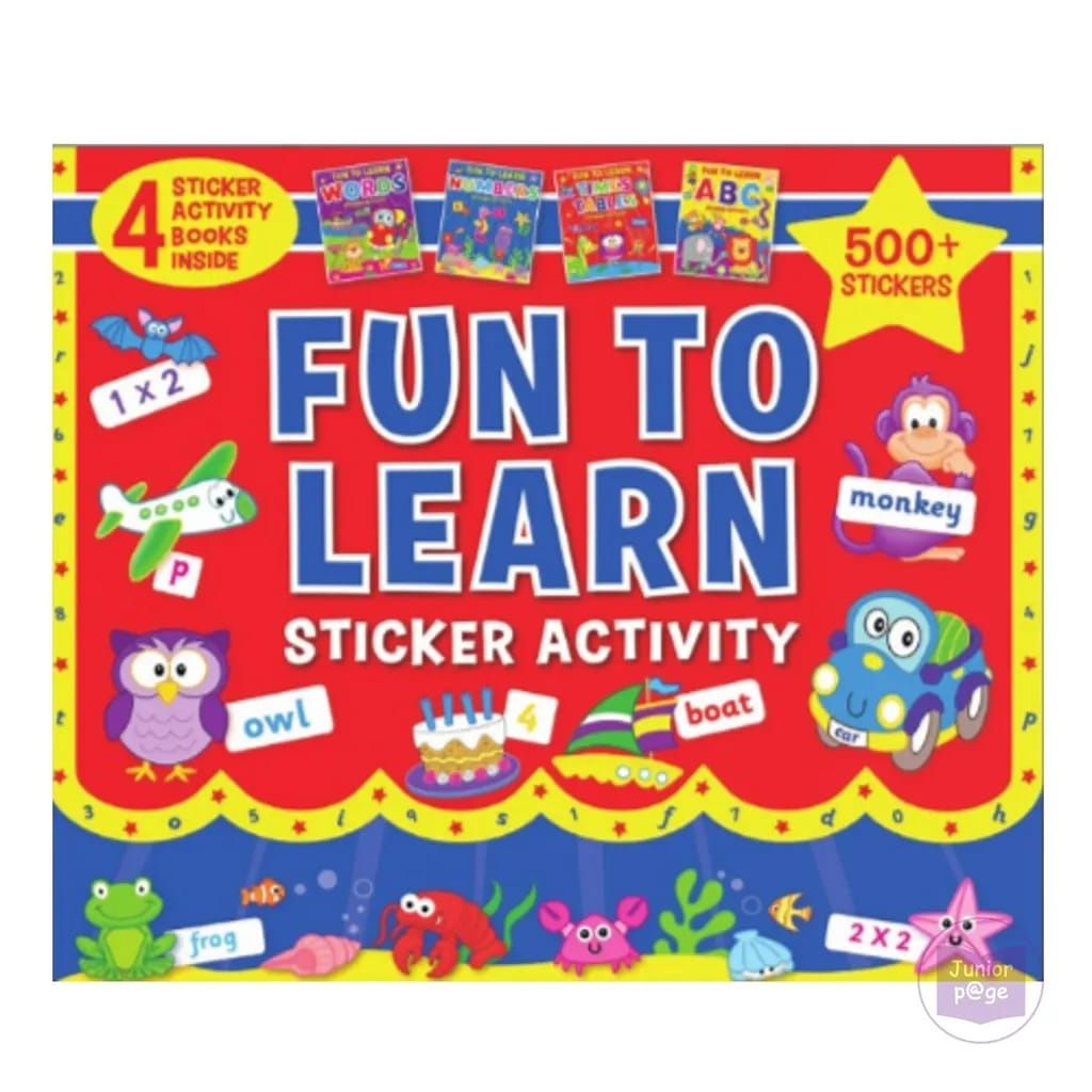 Fun To Learn Sticker Activity - 4pcs