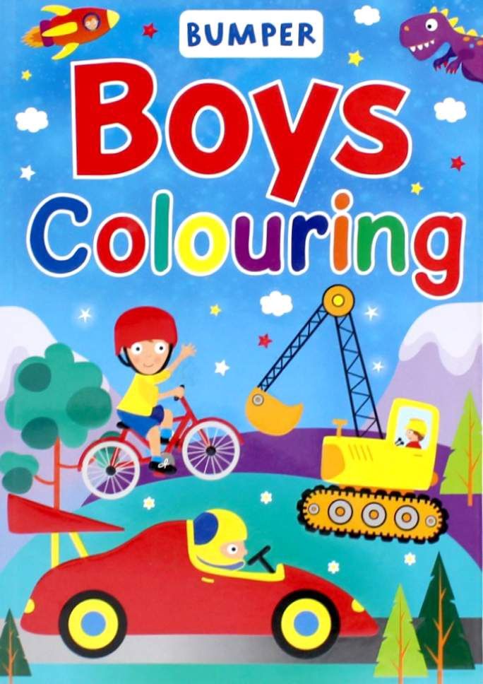 Bumper Boys Colouring Book