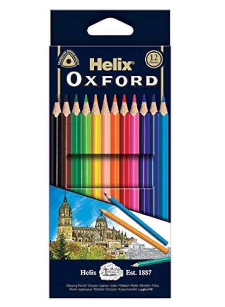 Helix Oxford Colour Pencils 12's Helix Oxford Colour Pencils 12's
