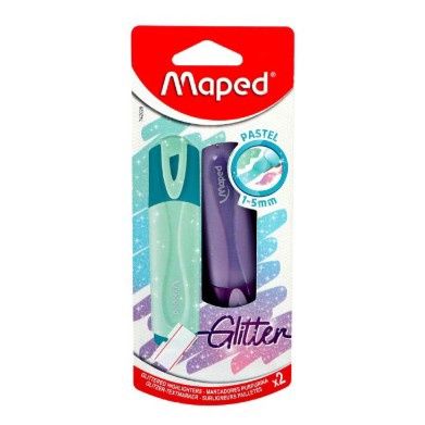 Maped Highlighters- Glitter 2pk