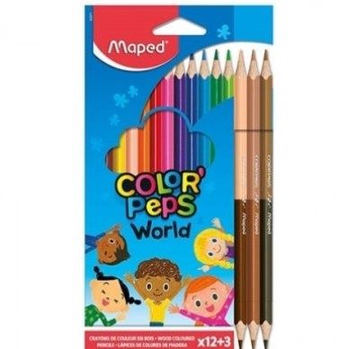 Maped Colour Pencils- World Duo Maped Colour Pencils- World Duo