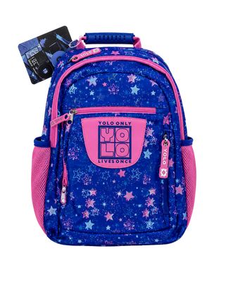 Yolo Backpack- Blue Stars