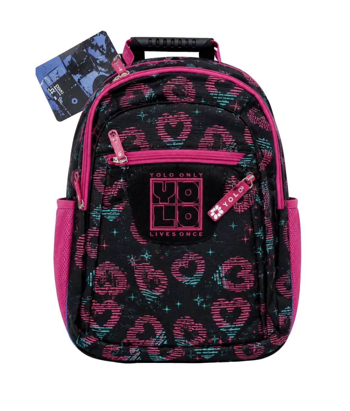 Yolo Backpack-  Hearts