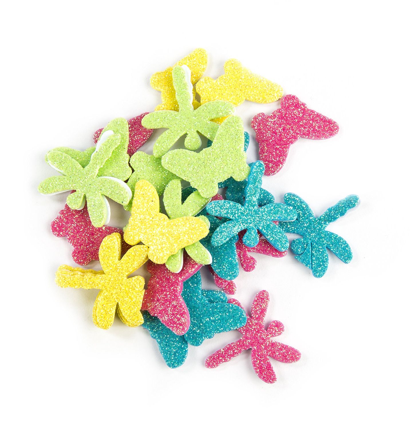 Glittered Foam Stickers- Bugs Glittered Foam Stickers- Bugs