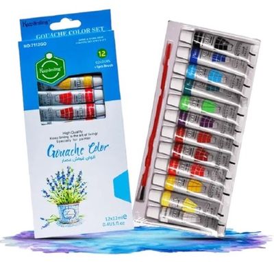 Gouache Paint 12's- Tubes