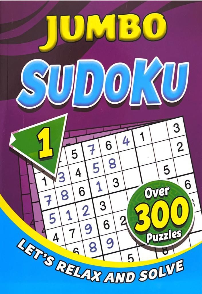 Jumbo Sudoku- Book 1