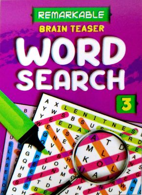 Remarkable Brain Teaser- Word Search (Book 3)