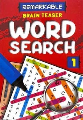 Remarkable Brain Teaser- Word Search (Book 1)