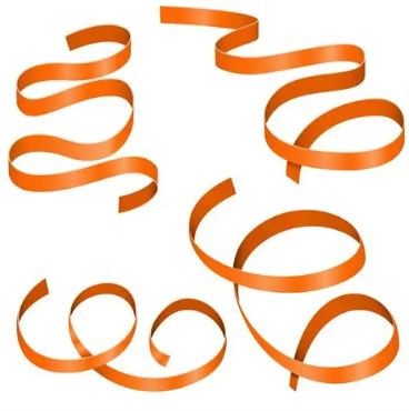 Streamers Orange (Per Yard) Streamers Orange (Per Yard)