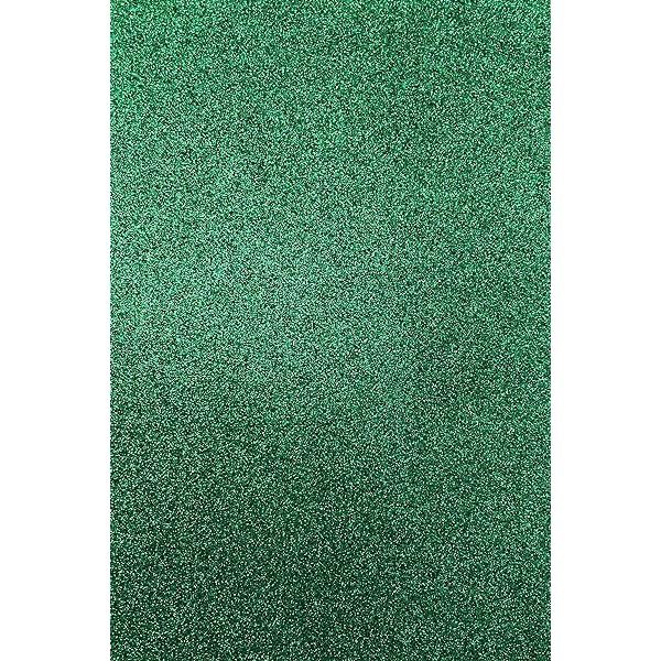 Adhesive Glitter Foam Sheet - Green (8.5" X 11")