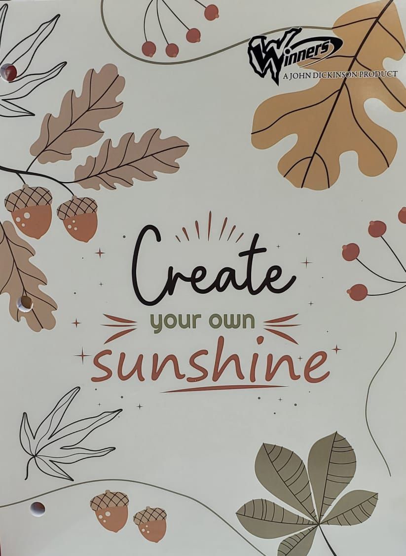 Notebook- 3 Hole (8.5inches X 11 inches)