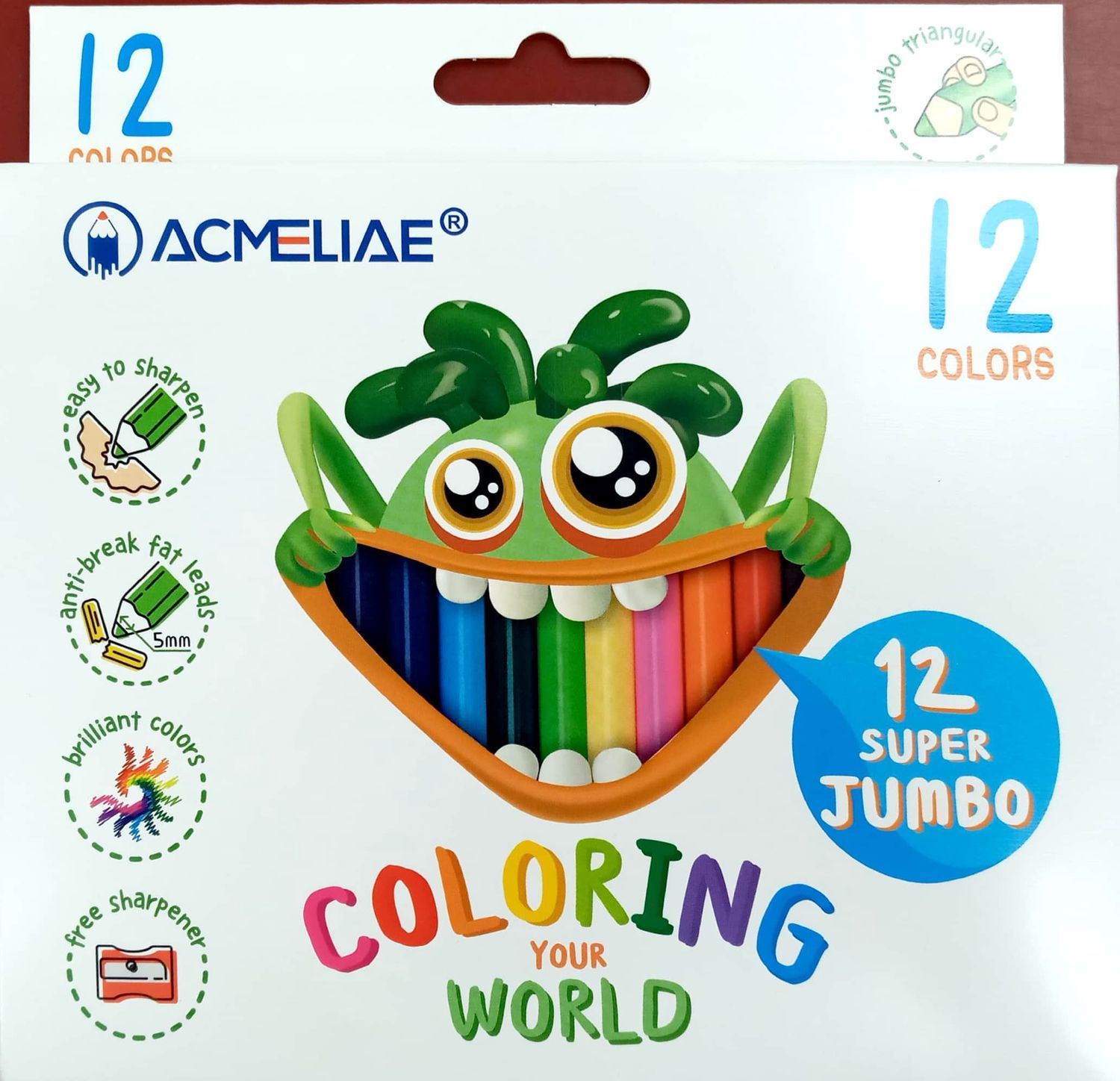 Colour Pencils 12's Jumbo (Acmeliae)