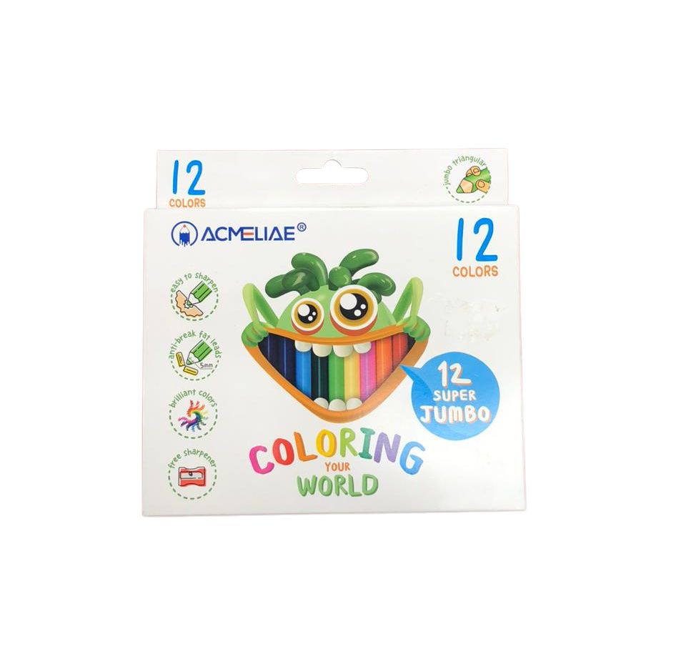 Colour Pencils 12's Jumbo (Acmeliae)