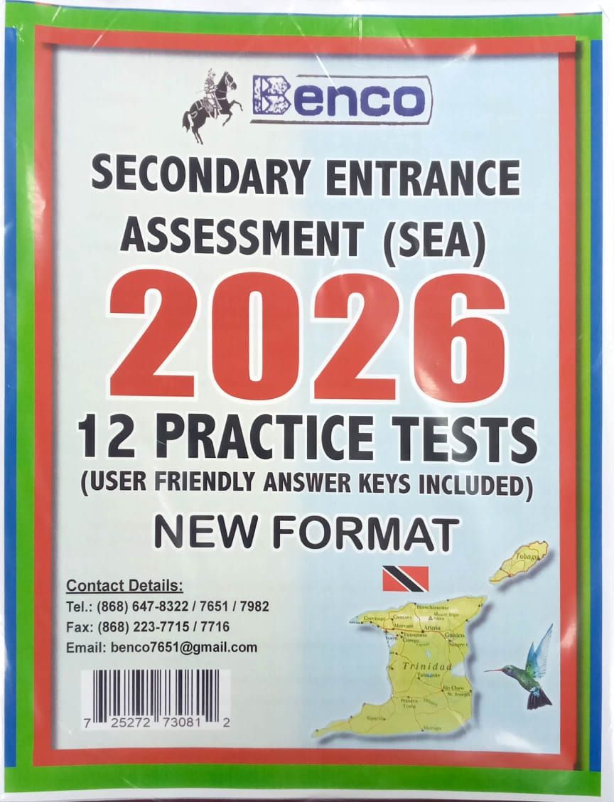 Benco Secondary Entrance Assessment (SEA) 2026- 12 Practice Tests New Format