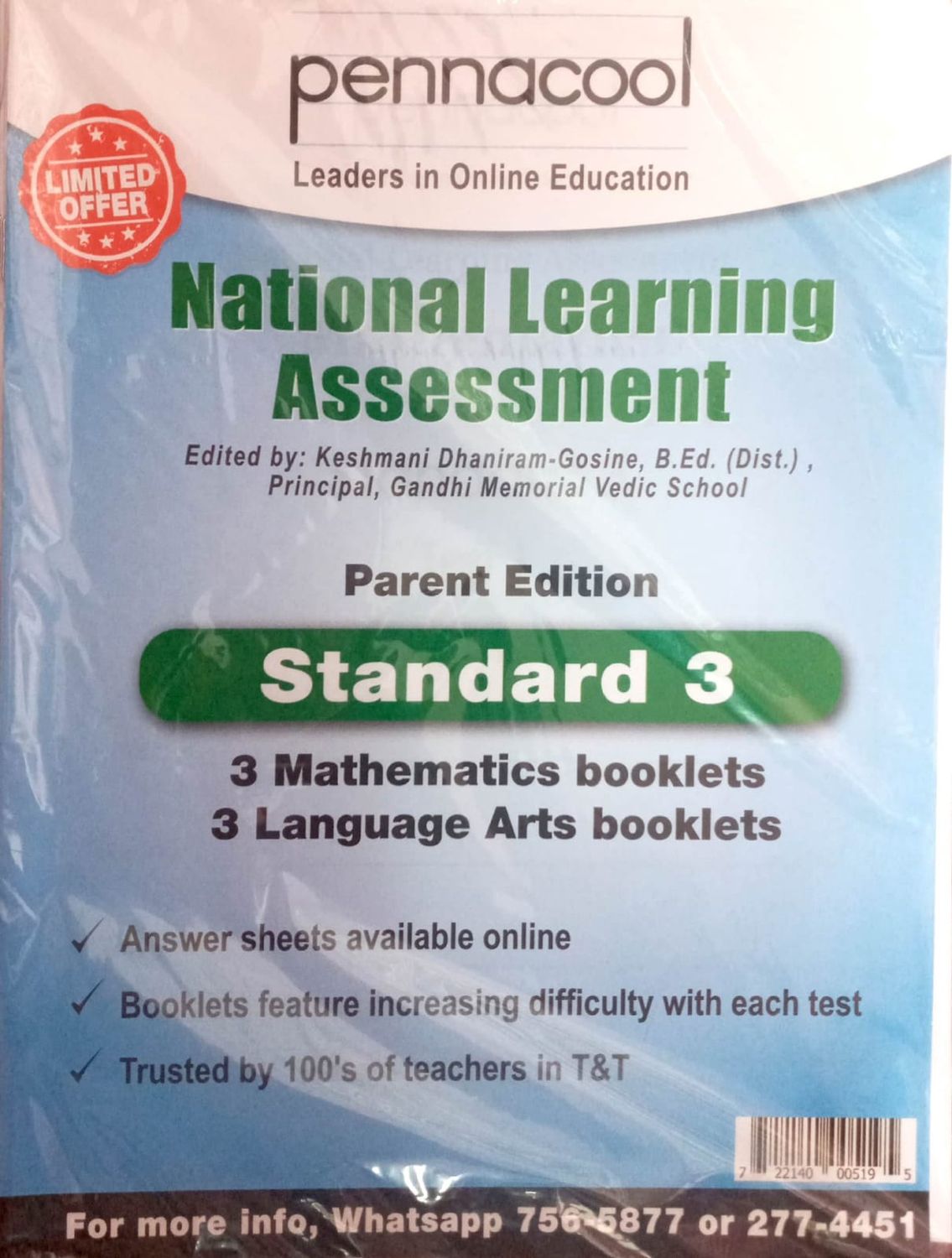 Pennacool National Learning Assessment Standard 3 - Parent Edition