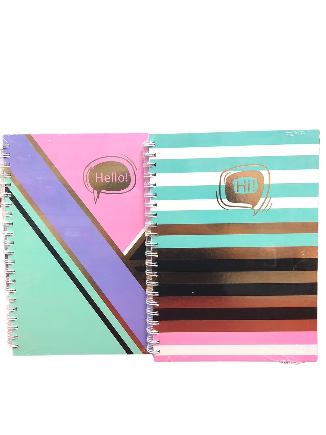Notebook Sprial- Stripe Greeting A4 (8" X 11.5")