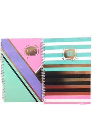 Notebook Sprial- Stripe Greeting A4 (8 Notebook Sprial- Stripe Greeting A4 (8" X 11.5")